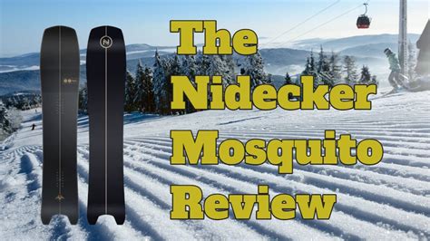 The 2024 Nidecker Mosquito Snowboard Review YouTube