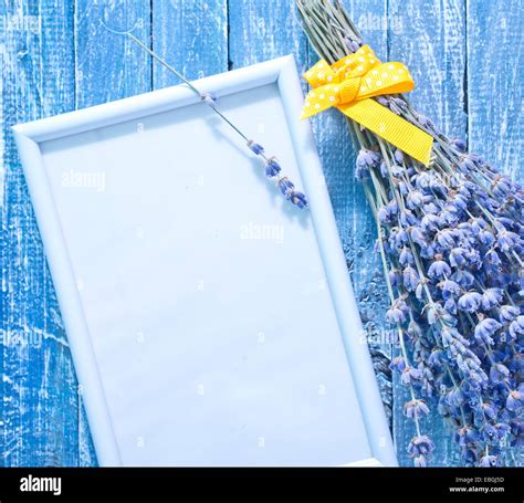 frame and lavender Stock Photo - Alamy