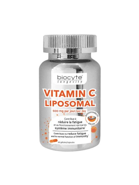 Biocyte Longevity Vitamine C Liposomale G Lules