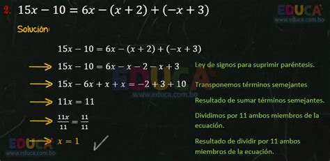 Solución Ejercicio 79 Resolución de ecuaciones de primer grado con