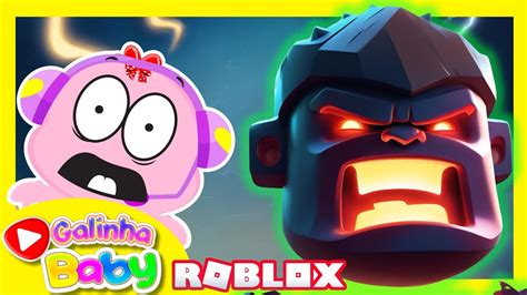 Escape da CABEÇA MALUCA NO ROBLOX a Play Galinha Baby