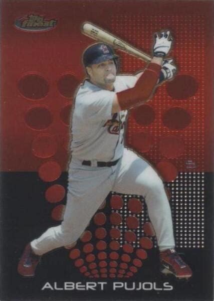 2004 Topps Finest 100 Albert Pujols For Sale Online EBay