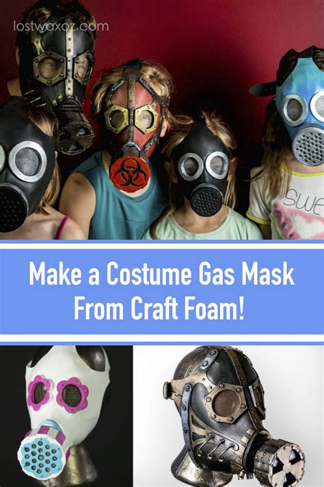 How To Make A Steampunk Gas Mask Costume And Template — Lost Wax