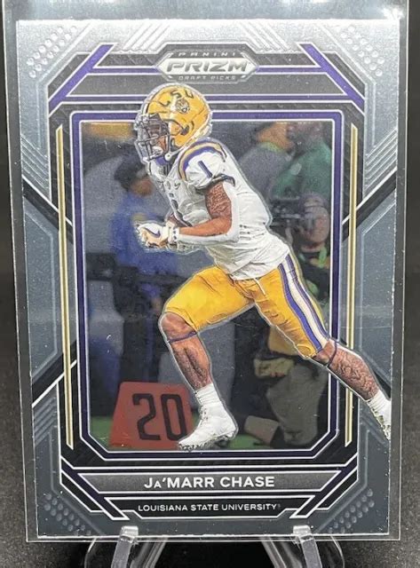 2023 Prizm Draft Picks Football Jamarr Chase 46 Lsu Tigers Cincinnati