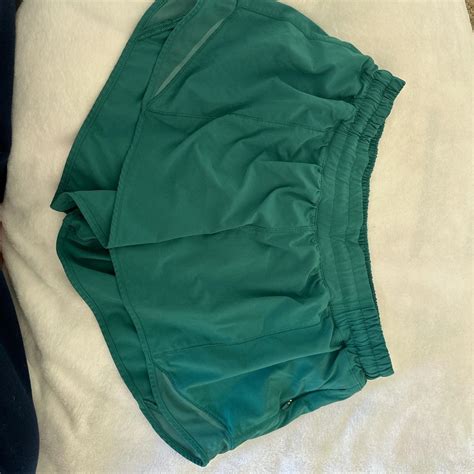 Lululemon Low Rise In Hotty Hot Shorts Lululemon Depop