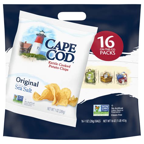 Save On Cape Cod Kettle Cooked Potato Chips Original Snack Packs