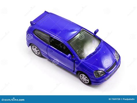 Toy Car Isolated Stock Photo Image Of Small White Vehicle 7369728