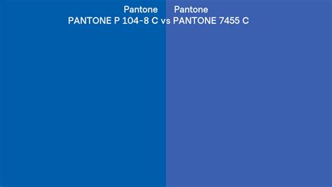 Pantone P 104 8 C Vs PANTONE 7455 C Side By Side Comparison