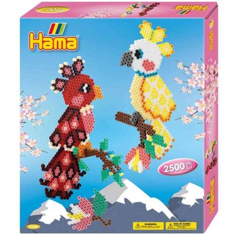 Hama Perles Repasser Midi Perroquets Coffret Cadeau Prix Carrefour