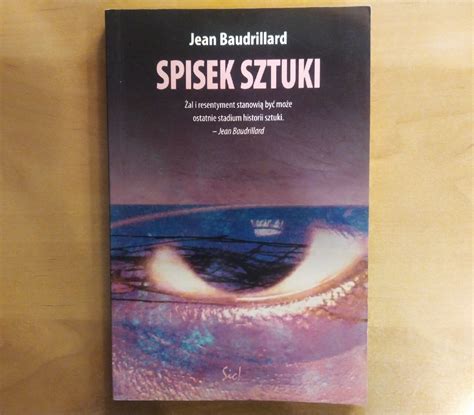 Spisek Sztuki Jean Baudrillard UNIKAT Zawiercie Kup Teraz Na