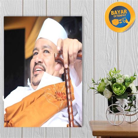 Jual Poster Kayu Hiasan Dinding Tema Habib Ali Bin Abdurrahman Assegaf