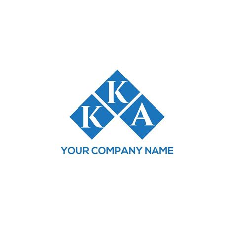 Diseño de letras kka Diseño de logotipo de letras kka sobre fondo