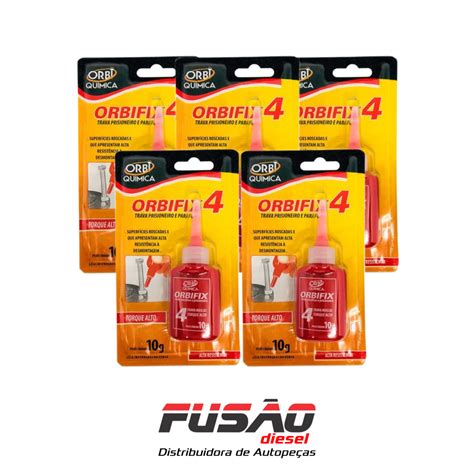 KIT COLA TRAVA ROSCA ALTO TORQUE ORBI QUIMICA 10G 5UN