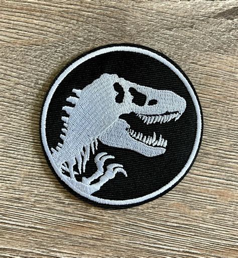 Dinosaurier PATCH Aufnäher Bügelbild T Rex Kisslook de