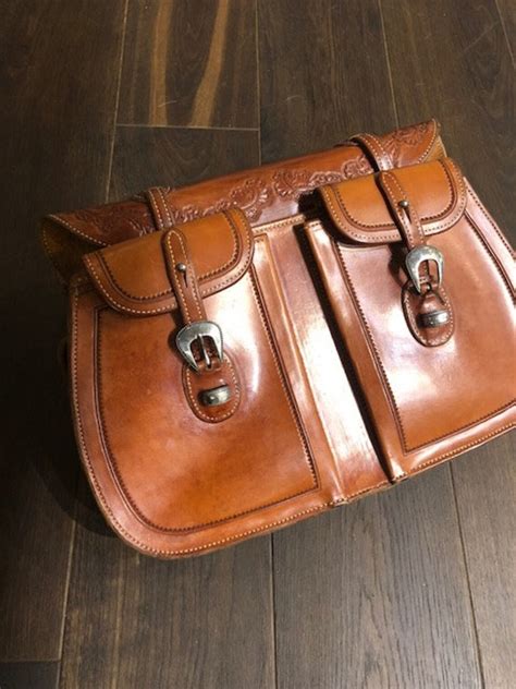 Handmade Custom Leather Briefcase With Sterling Silver Buckles Etsy