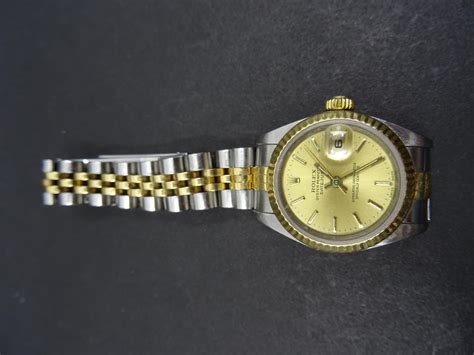 ROLEX Oyster Perpetual Date Just Montre Bracelet De Dame En Acier Et