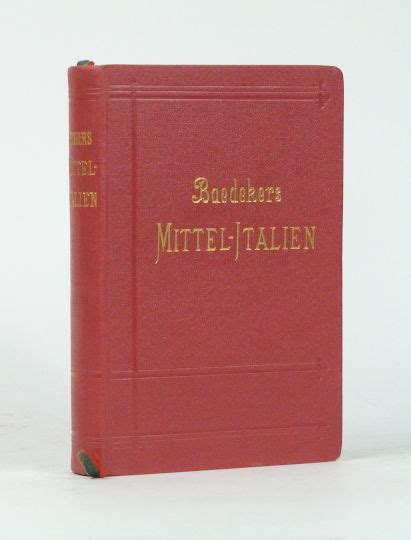 Mittelitalien und Rom Handbuch für Reisende Baedekers