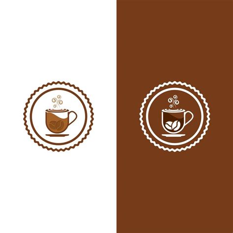 Coffee cup logo template 10514668 Vector Art at Vecteezy