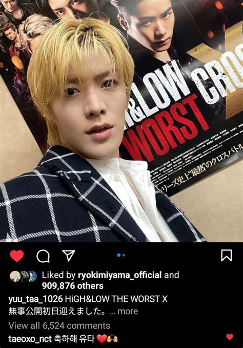 Yuta Brasil HiGH LOW 9x9 On Twitter IG 11 09 22 O Post De