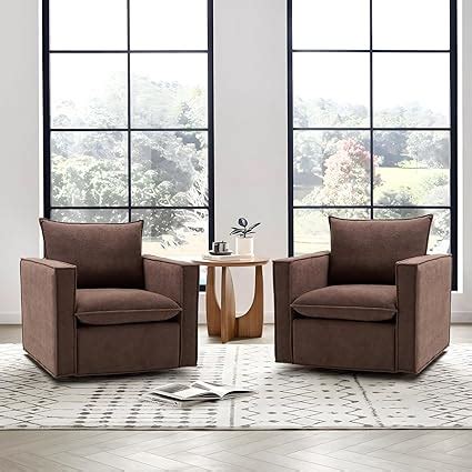 Amazon Colamy Swivel Accent Chair Set Of Inches Wide