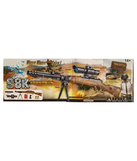 Play Pacific 98k Bolt Action Airsoft Sniper Rifle With Adjustable Scope