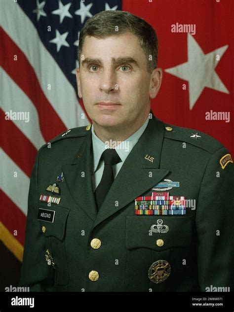 Brigadier General John P Abizaid Usa Uncovered Base Washington