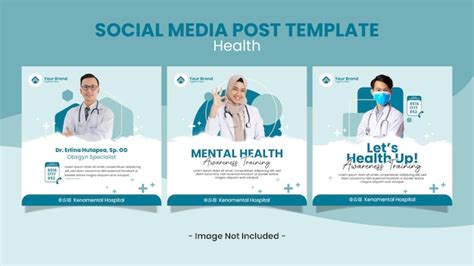 Premium Vector Health Care Social Media Post Template