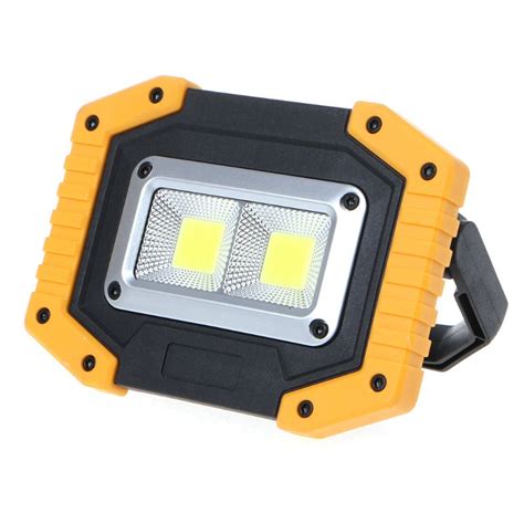 Draagbare 2 Cob Led Werk Lamp Outdoor Schijnwerper Grandado