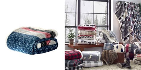 Eddie Bauer Sherpa Reversible Blanket adds a cozy touch to any room from $14.50 via Amazon