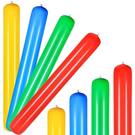 4 Pcs Pool Inflatable Sticks Inflatable Pool Noodles Colorful Pvc