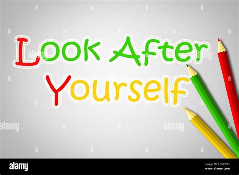 Look After Yourself Concept Stock Photo - Alamy