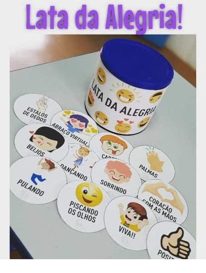 Lata da Alegria Brincadeiras recreação educação infantil