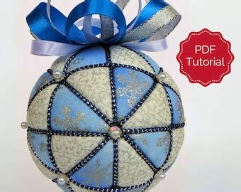 Christmas Ornament Tutorial Diy No Sew Harlequin Etsy