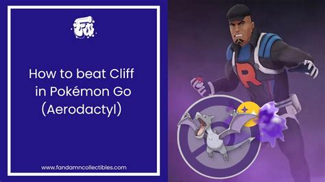 How to beat Cliff in Pokémon Go Aerodactyl June July 2023 YouTube