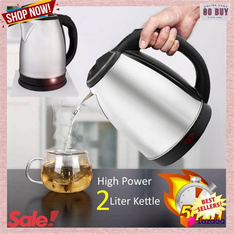 Scarlett Stainless Steel Electric Heat Kettle Liters Lazada Ph