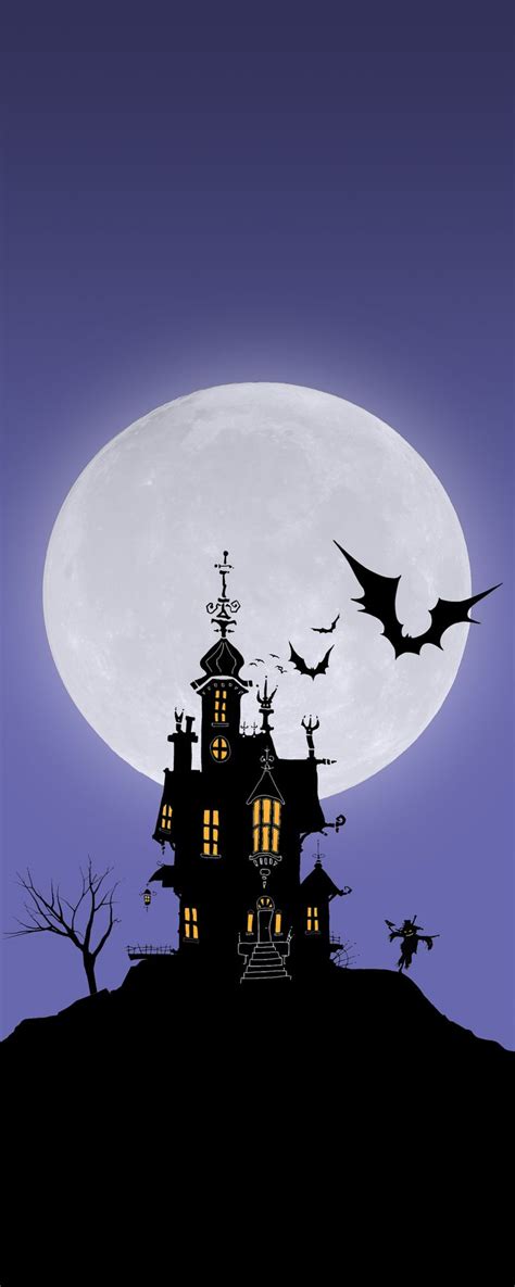 a house with bats flying over it at night