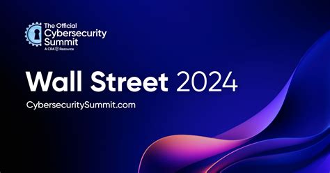 New York Wall Street Cybersecurity Summit 2024 InfoSecMap