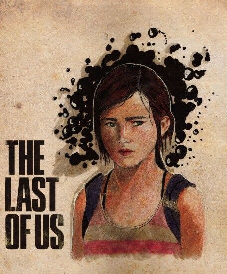 My Fan Art Of Elli In The Game The Last Of Us Dessin