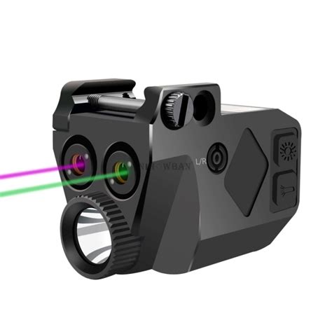 Shotgun Laser Sight Purple and Green Laser Light Combo 500 Lumens