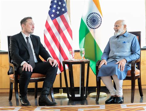 Narendra Modi On Twitter Great Meeting You Today Elonmusk We Had