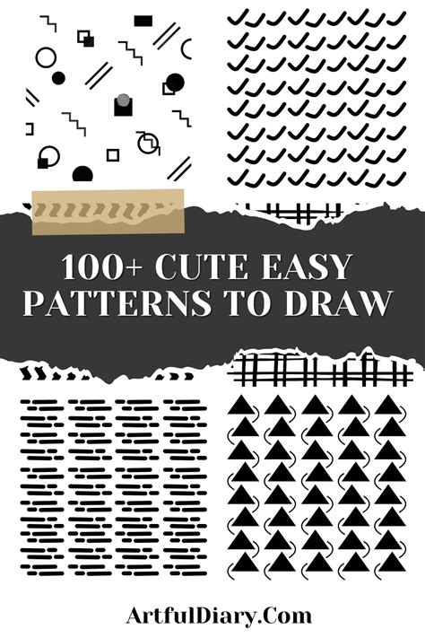 111 Cool Easy Patterns To Draw