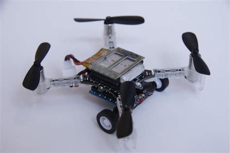 Flying Drones Wheel It When Necessary