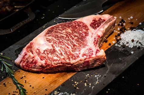 American Wagyu Beef The Bone In Ribeye Steak Herradina American