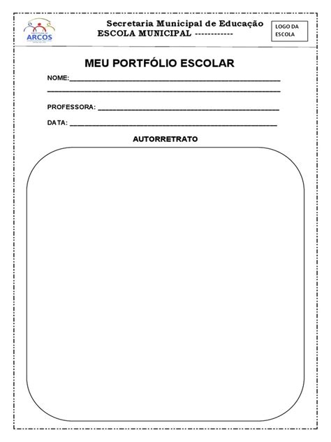 Portfólio Escolar Pronto Pdf - Portfólio Escolar Infantil Modelo | PDF | Ciências Sociais