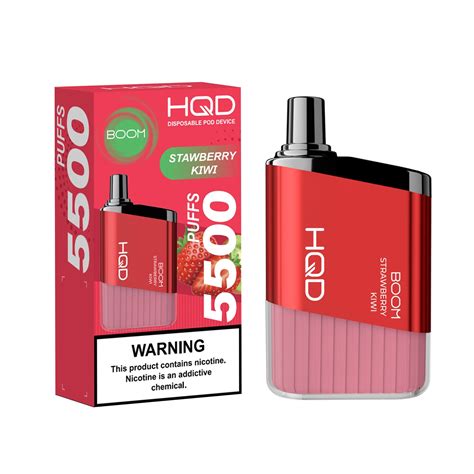 Wholesale Fruit Flavors Disposable Vape Hqd Boom 5500 Puffs Pod