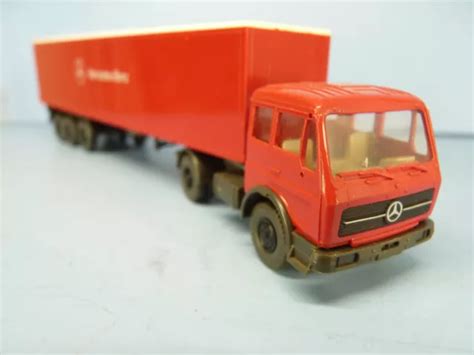 Wiking Ho Camion Semi Remorque Mercedes Benz Berlin W Bo Eur