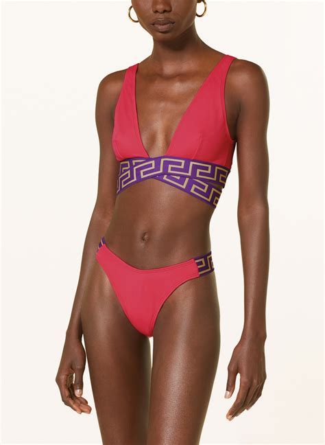 Versace Brazilian Bikini Bottoms In Pink