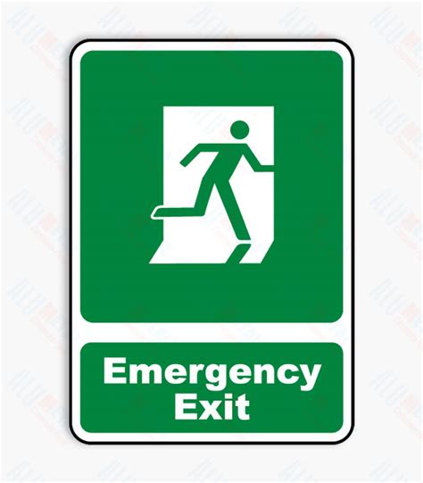 Emergency Exit Signs Alumetal