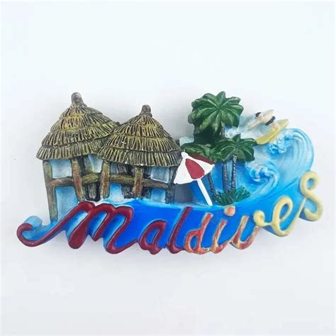 Maldives Fridge Magnets Creative Lucky Turtle Tourist Souvenirs Home