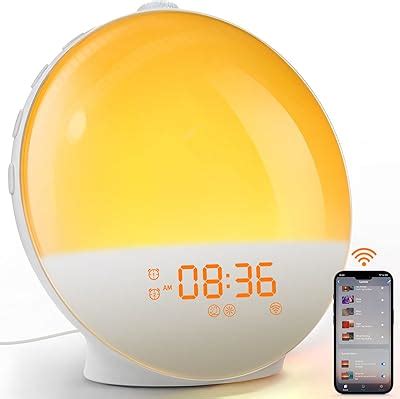 Ecozy Sunrise Alarm Clock For Heavy Sleepers Smart Wake Up Light With